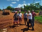 Intendente Nelson Cano visito zona de Obras