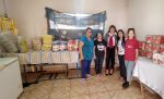 Entrega de alimentos no perecederos al comedor comunitario Virgen de Fátima