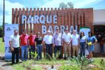 ACTO DE ENTREGA POR PARTE DE LA ITAIPU A LA MUNICIPALIDAD DE HERNANDARIAS OBRAS CONSTRUIDAS DENTRO DEL PARQUE BARRIAL EL LAGUITO