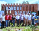 ACTO DE ENTREGA POR PARTE DE LA ITAIPU A LA MUNICIPALIDAD DE HERNANDARIAS OBRAS CONSTRUIDAS DENTRO DEL PARQUE BARRIAL EL LAGUITO