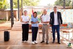 ENTREGA DE MEDIA BECAS EN EL COLEGIO NACIONAL SAN MIGUEL A TRAVÉS DEL CONVENIO MUNICIPALIDAD DE HERNANDARIAS Y EL INSTITUTO TÉCNICO SUPERIOR FUNAM